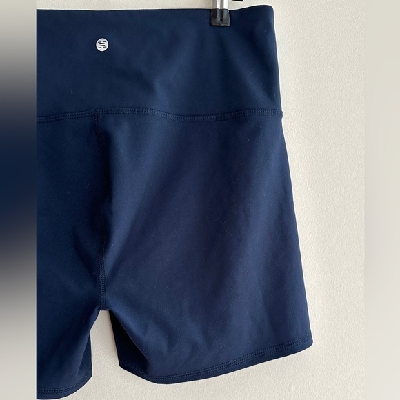 RBX Navy Blue Spandex Bike Shorts, 4” Inseam Workout Shorts, Size Large - Picture 10 of 15